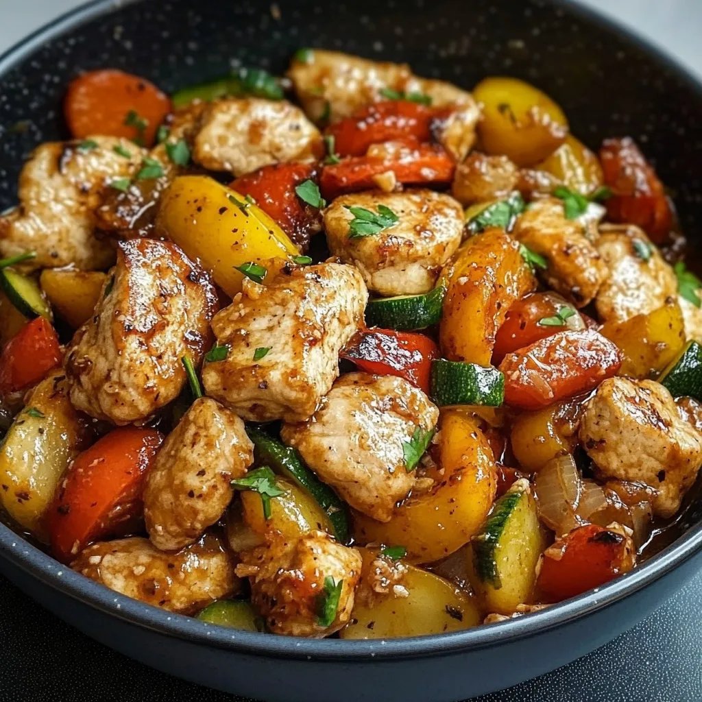 Leckere Low Carb Hähnchenpfanne mit Gemüse – Dein perfektes Abendessen!