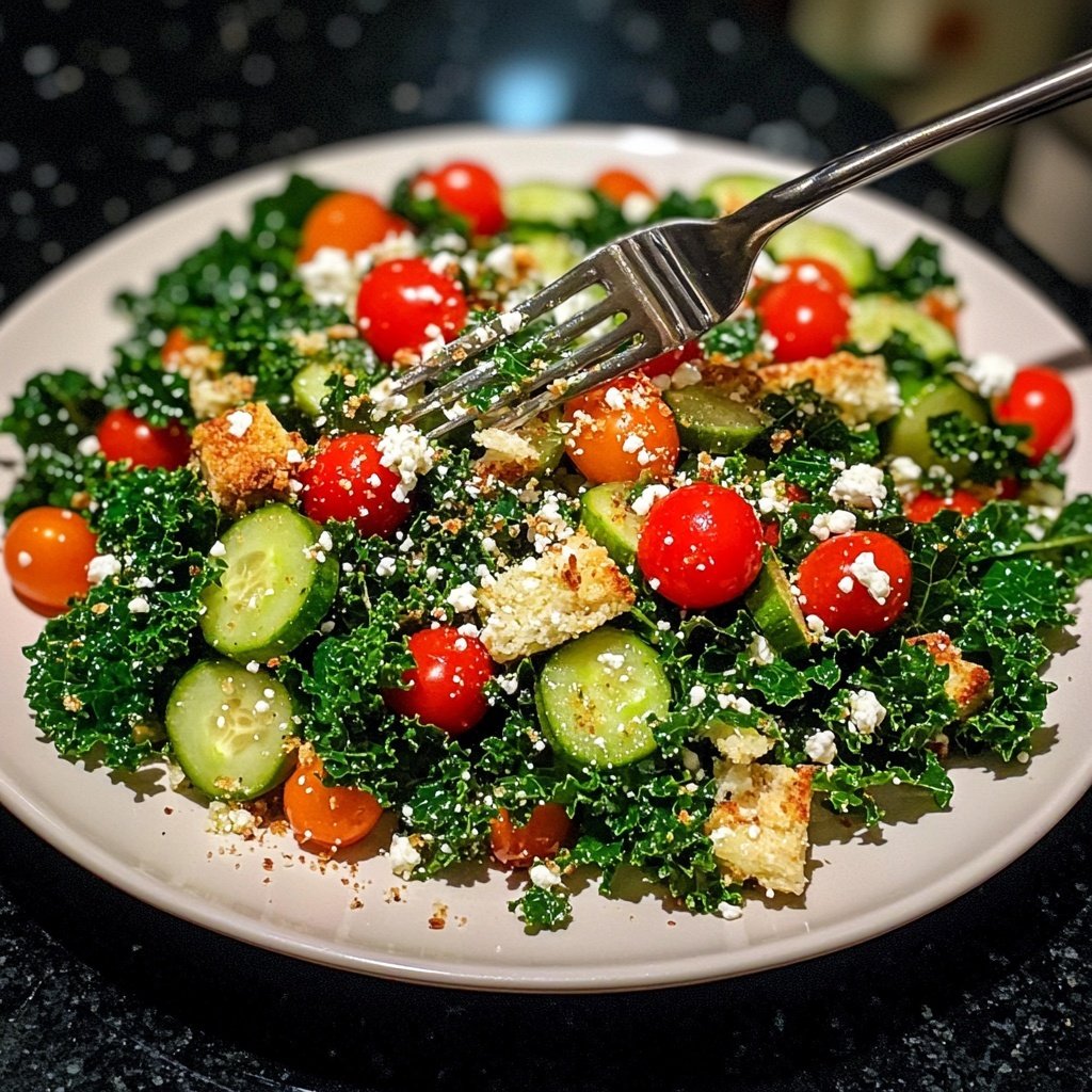 Wholesome Kale Delight – Frischer Salatgenuss