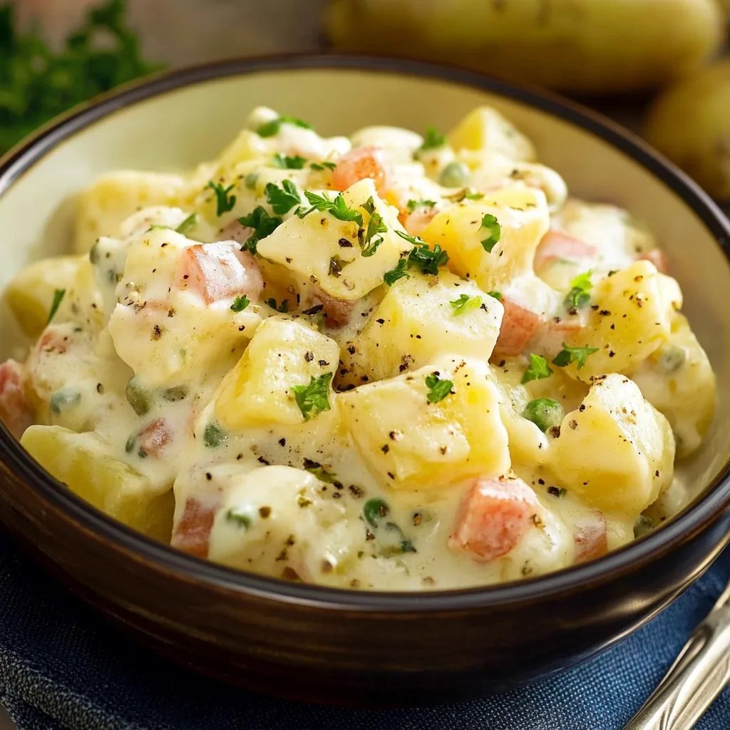 Kartoffelsalat mit Mayonnaise