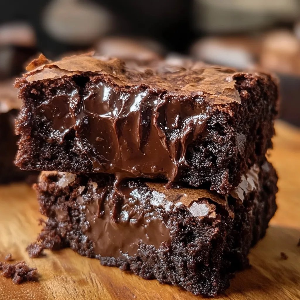 Chewy Fudgy Brownies für 2-4