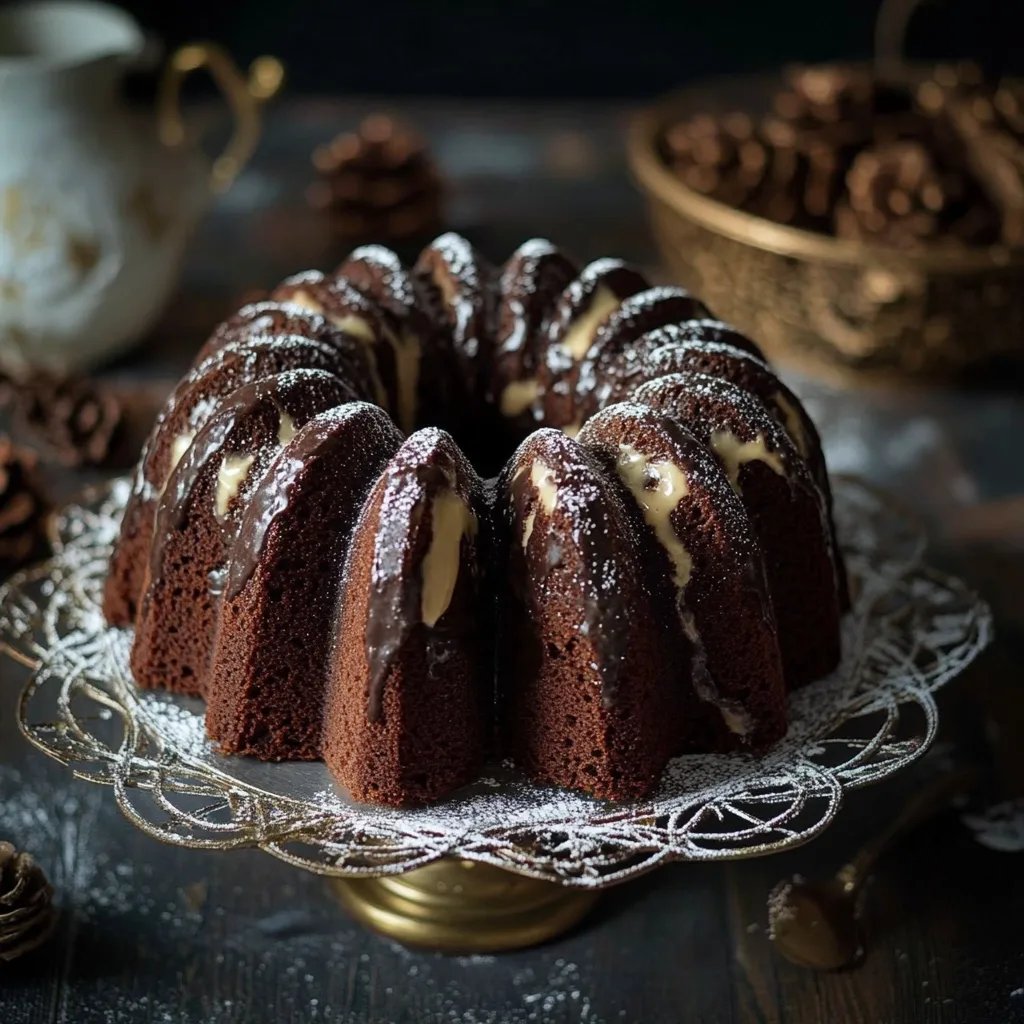 Marmorgingerbread-Gugelhupf