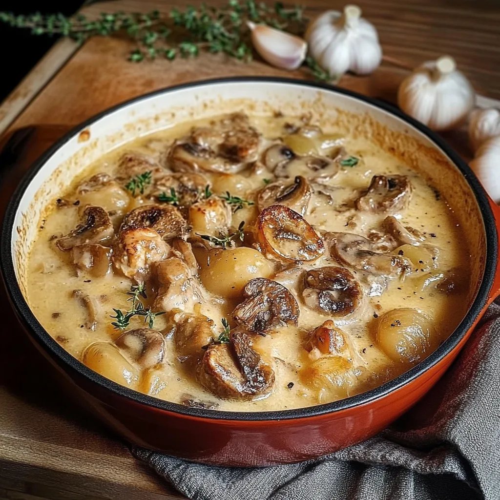 Medaillons in Pilzrahmsosse wie aus dem Restaurant