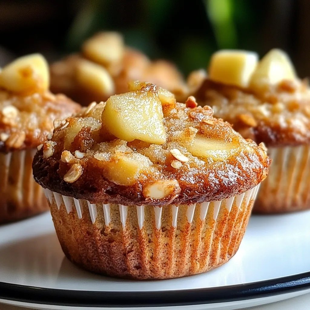 Köstlich gesunde Apfel-Zimt-Muffins mit griechischem Joghurt